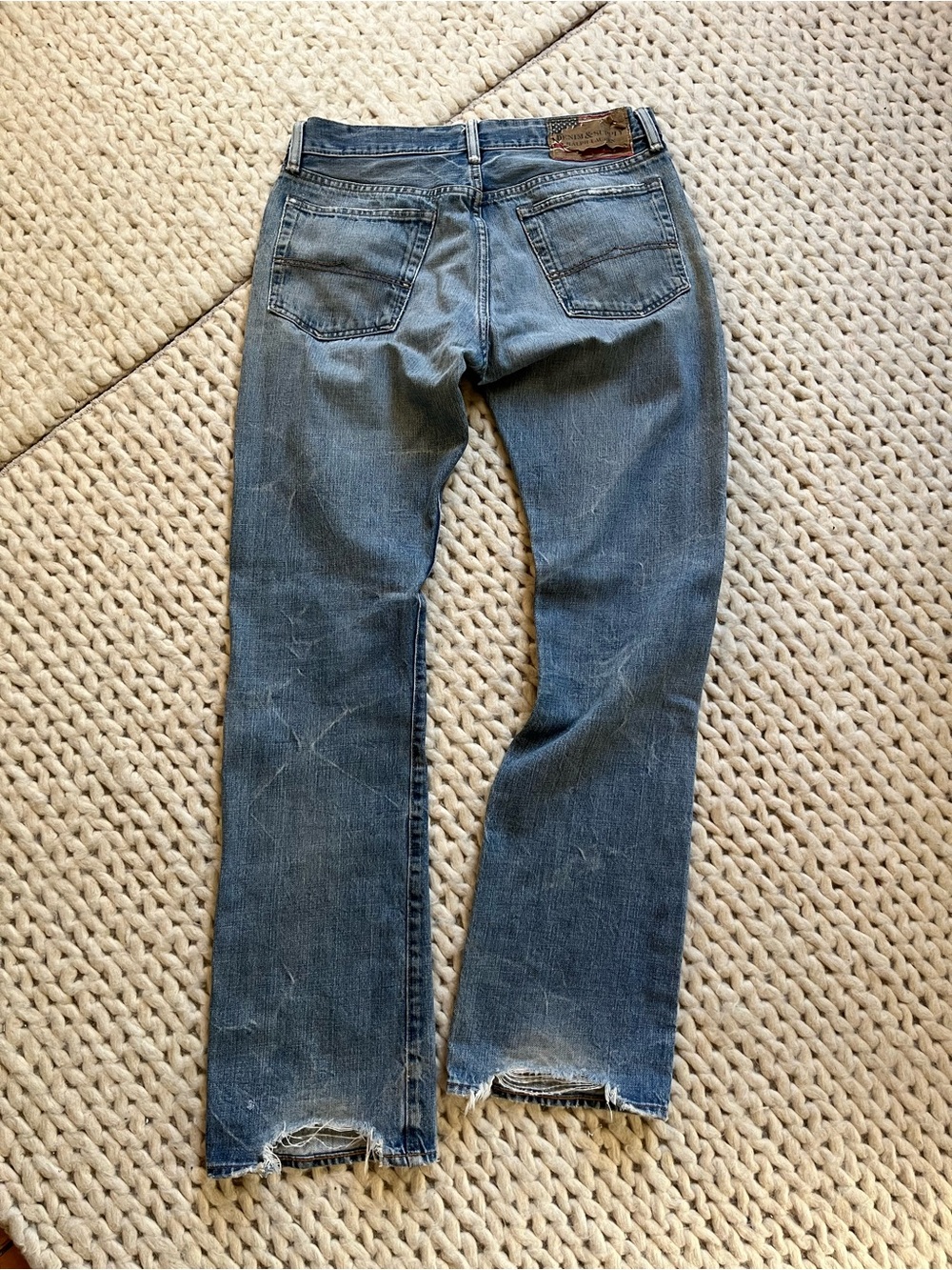 Americana Grunge Denim & Supply Distressed Jeans | size 33x34